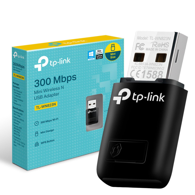 Tplink Tl Wn823N 300Mbps Wireless Usb Adapter